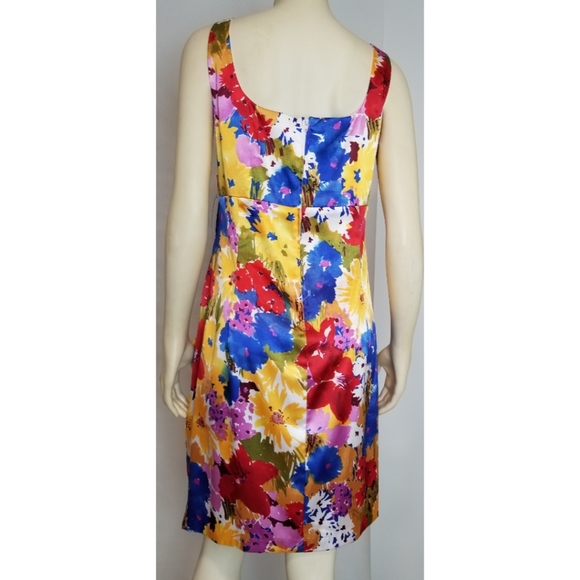Bisou Bisou Tiered Multicolor Floral Dress, 16 NWT - Picture 2 of 9